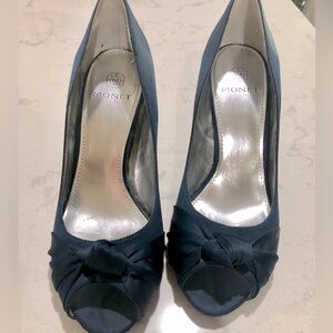 Woman’s open toe heels